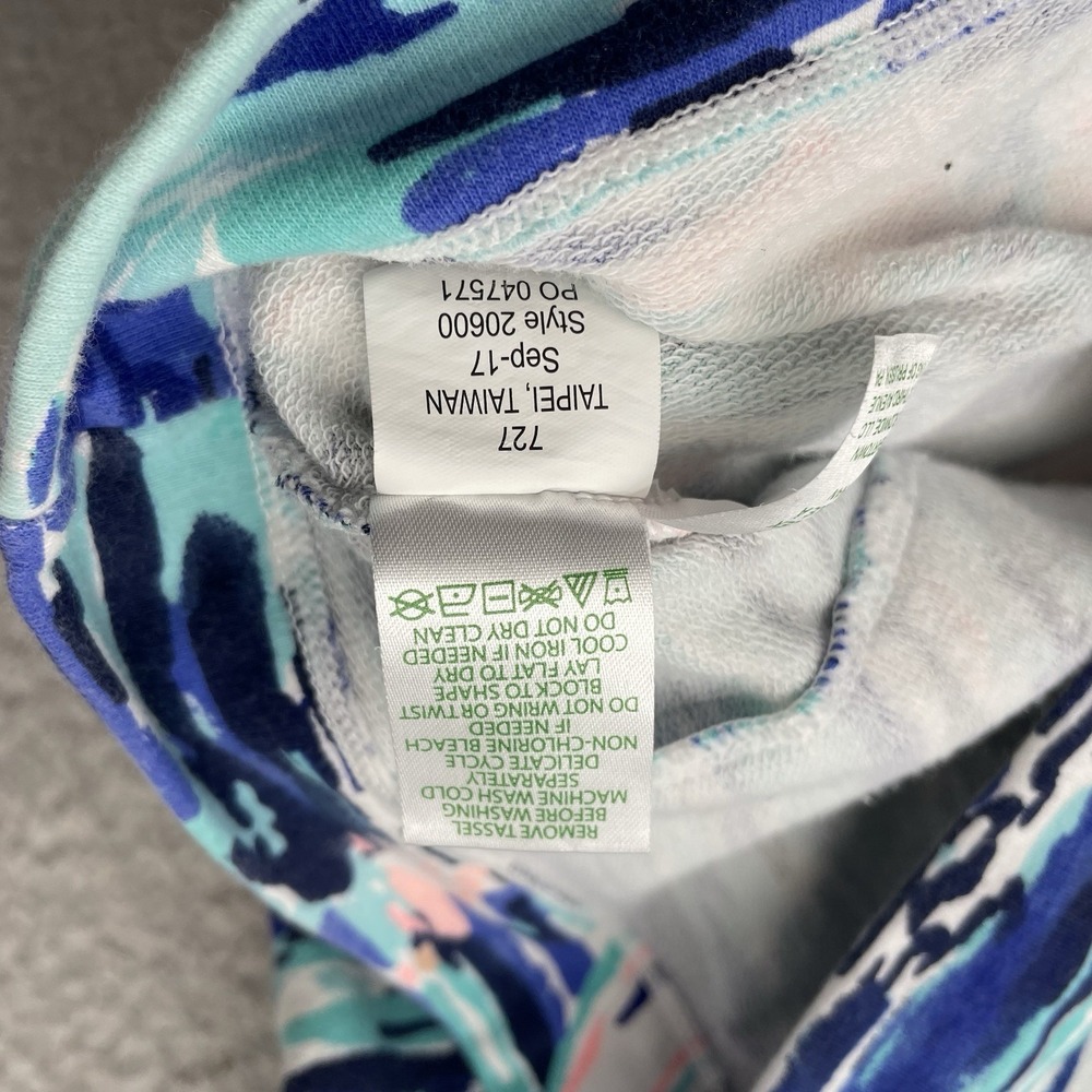 Lilly Pulitzer Skipper Popover Sweater Womens Small S Sailboats Half Zip Preppy‎ - Picture 10 of 12